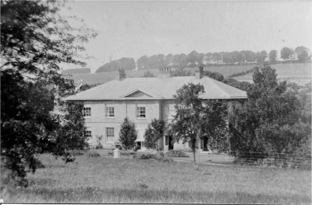 Lagley House from the rear looking north over what is now the Bridgewater Road and Tunnel Fields areas